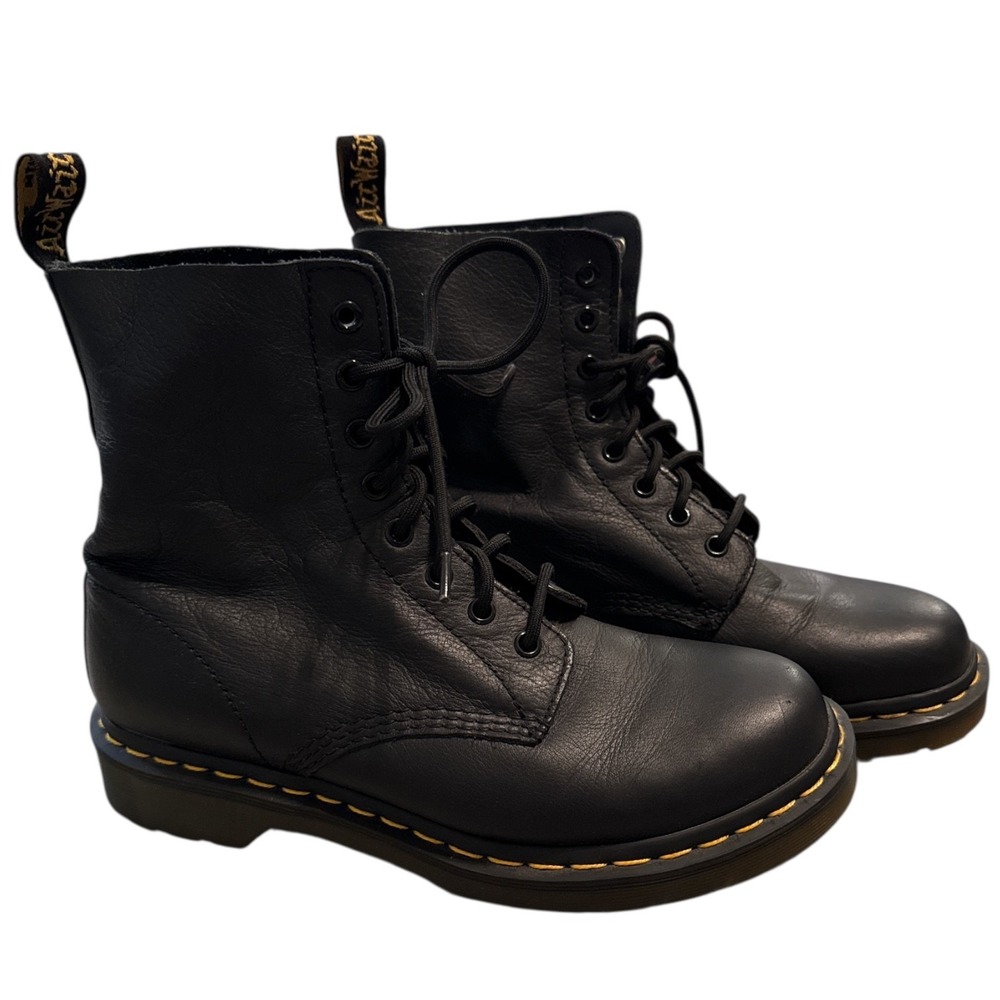 Dr. Martens Charcoal Lace-Up Boots